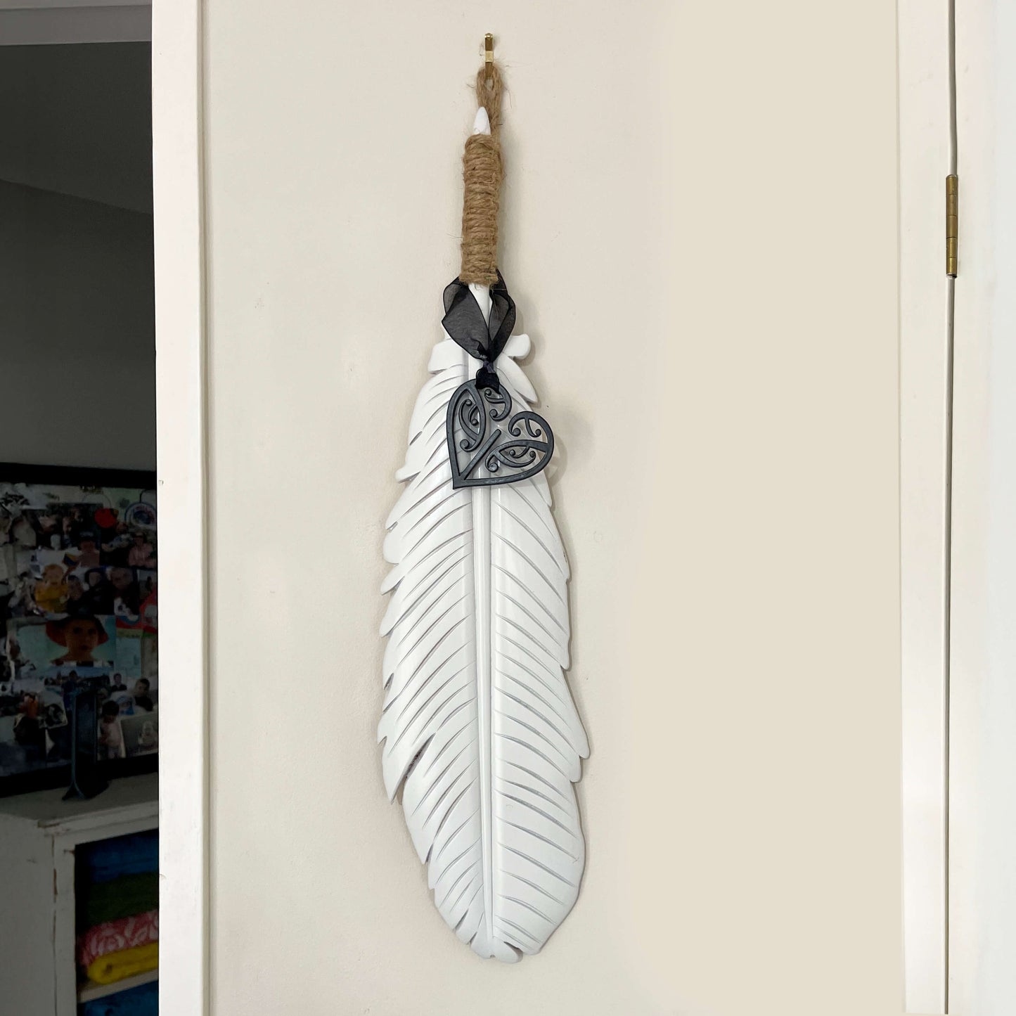 Wooden Angel Feather