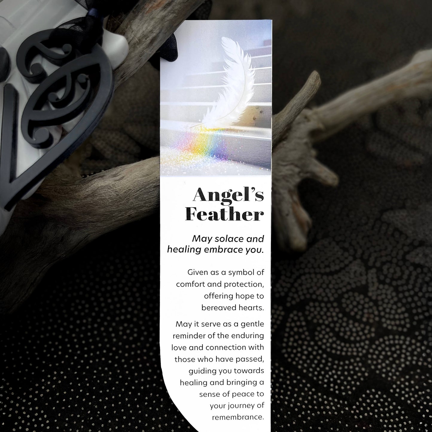 Wooden Angel Feather