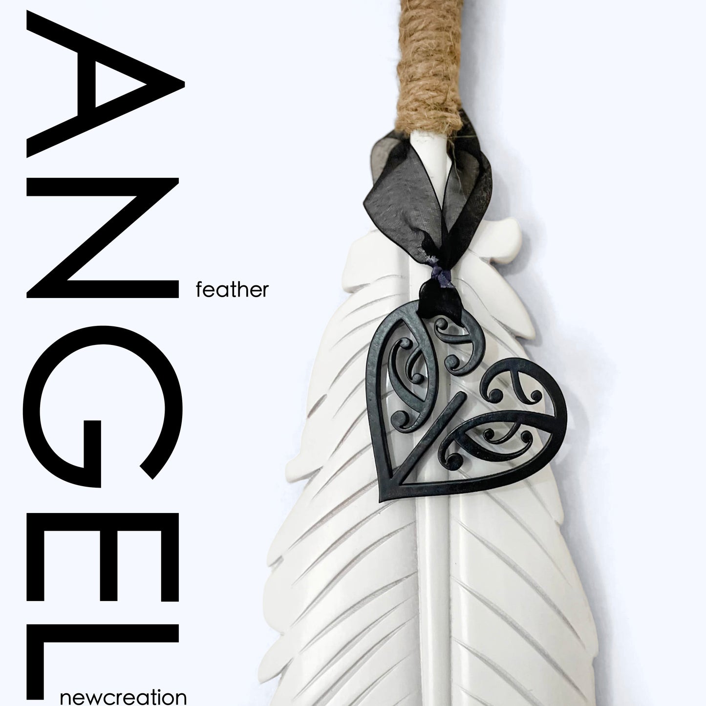 Wooden Angel Feather