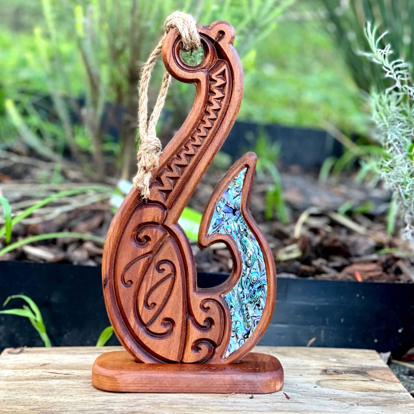 Hei Matau / Fish Hook (Rimu/Customised)