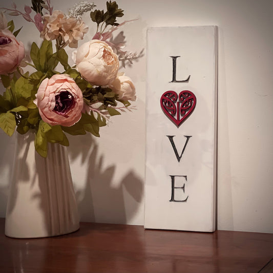 "LOVE" Wooden Sign