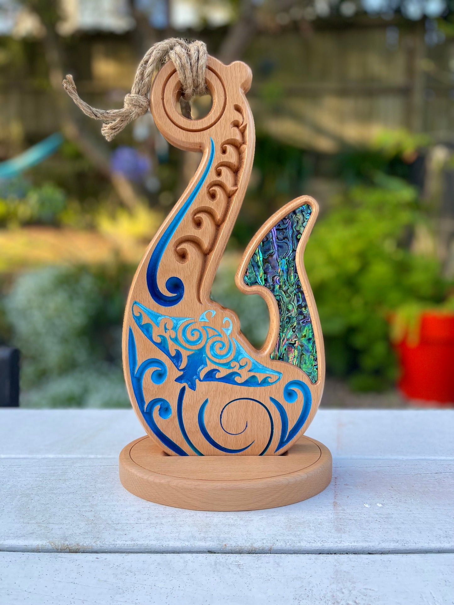 Hei Matau / Fish Hook (Rimu/Customised)