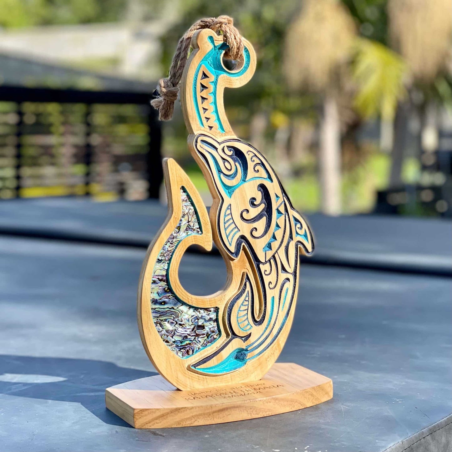 Hei Matau / Fish Hook (Rimu/Customised)