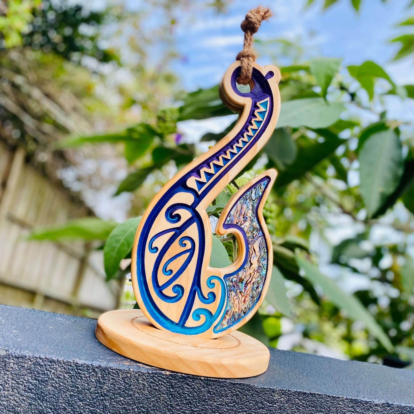 Hei Matau / Fish Hook (Rimu/Customised)