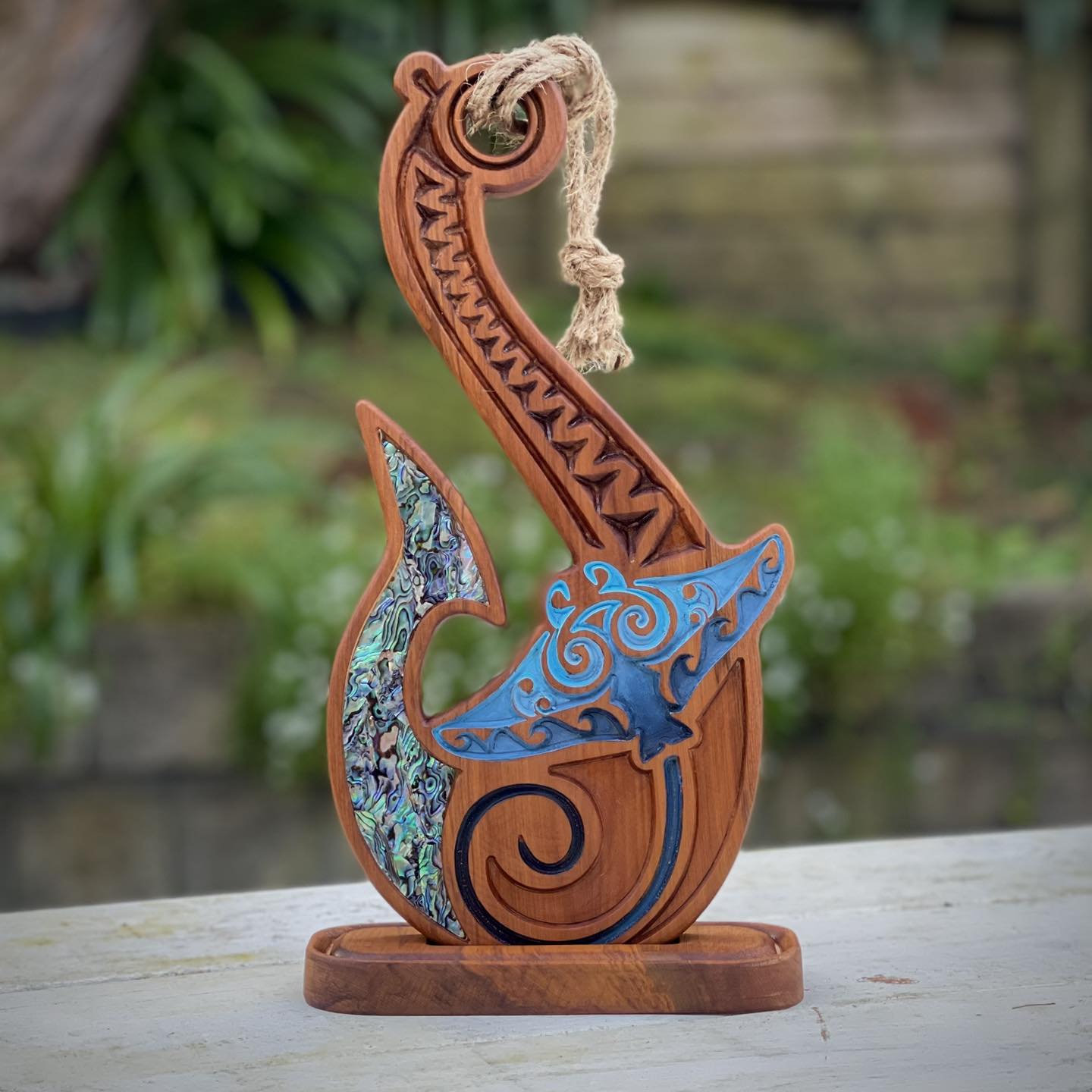 Hei Matau / Fish Hook (Rimu/Customised)