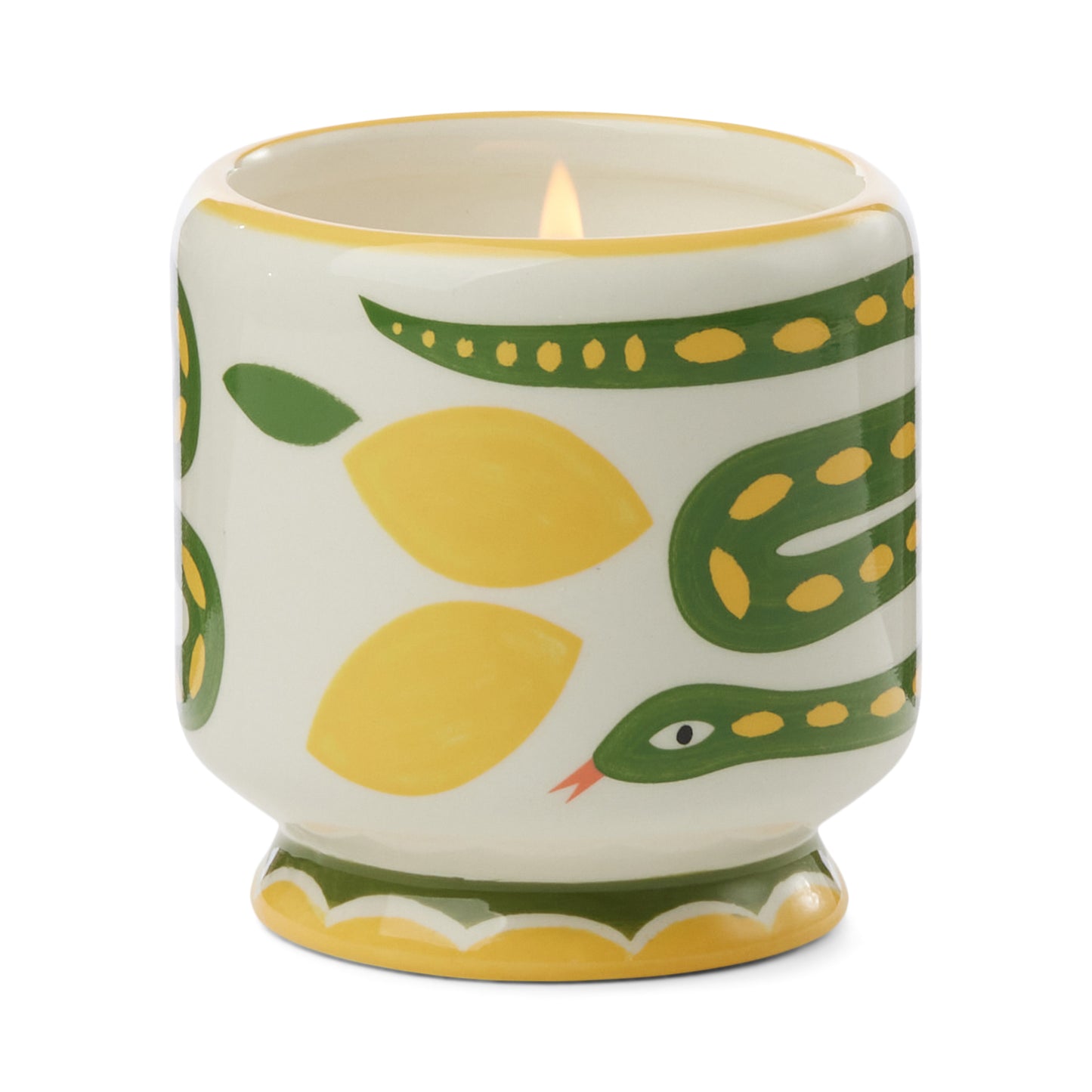 A Dopo Snake Ceramic Candle - Wild Lemongrass 226g