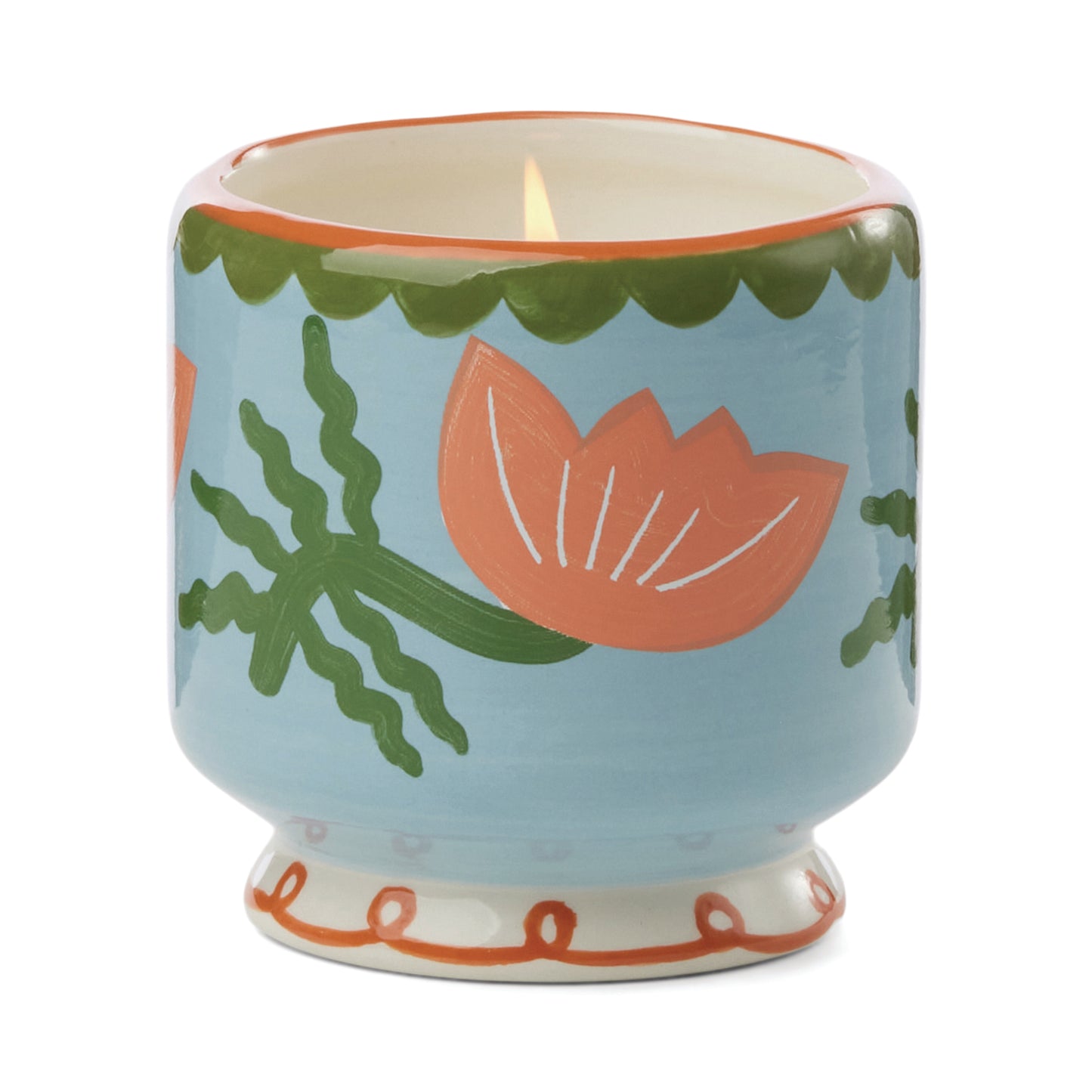 A Dopo Flower Ceramic Candle - Cactus Flower 226g