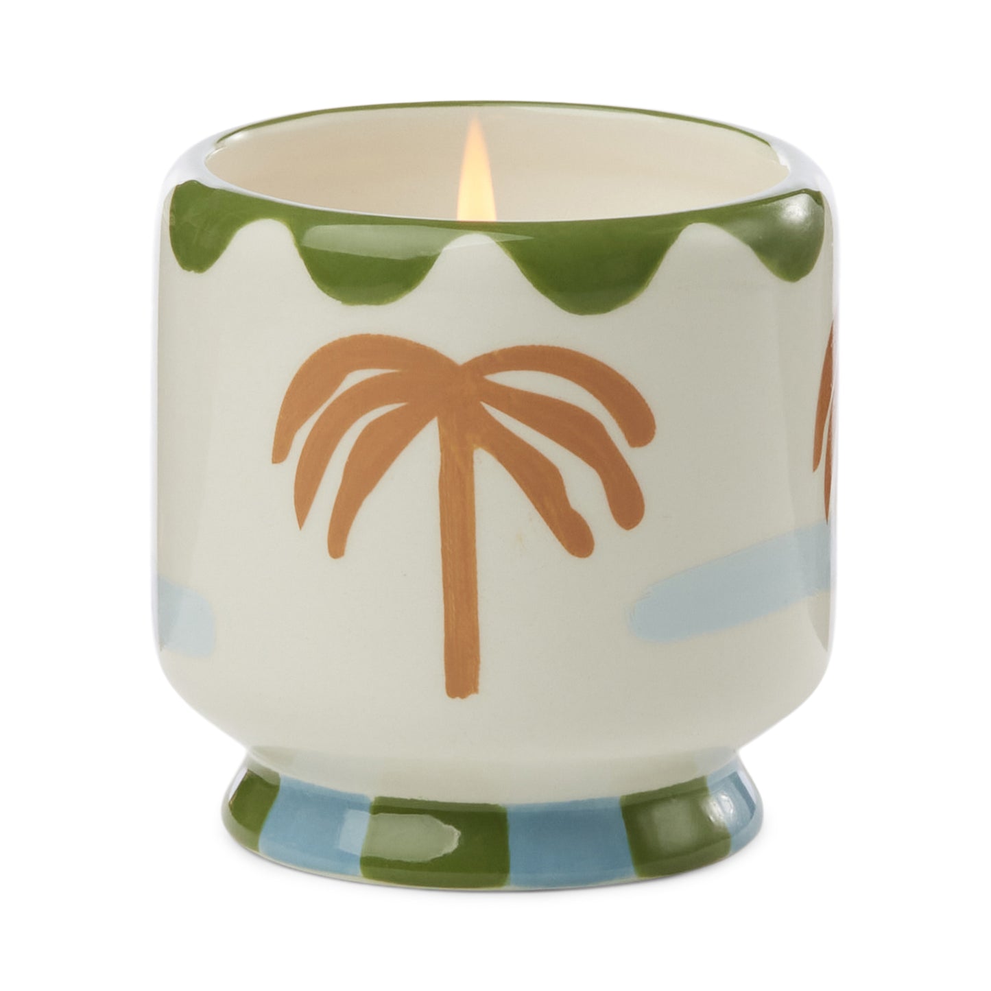 A Dopo Palm Tree Ceramic Candle - Lush Palms 226g