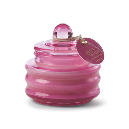 Beam Candle Fuchsia Pink Glass Desert Peach 85g
