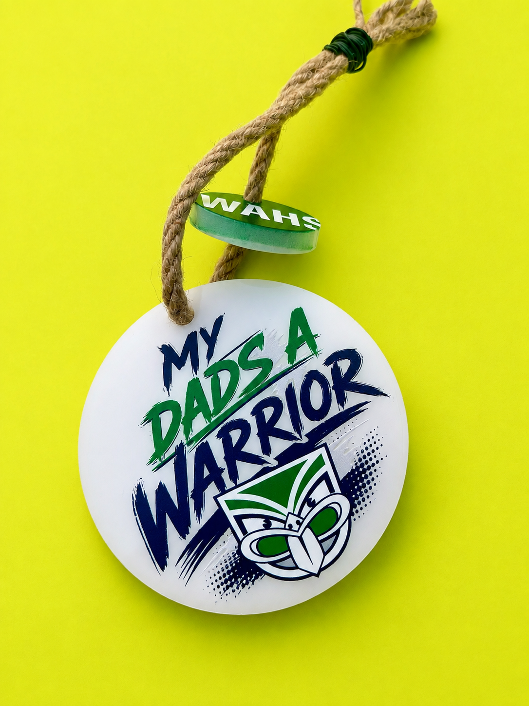 My Dad’s a Warrior – Father’s Day Keyring