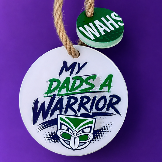 My Dads a Warrior - Father Day Keepsake