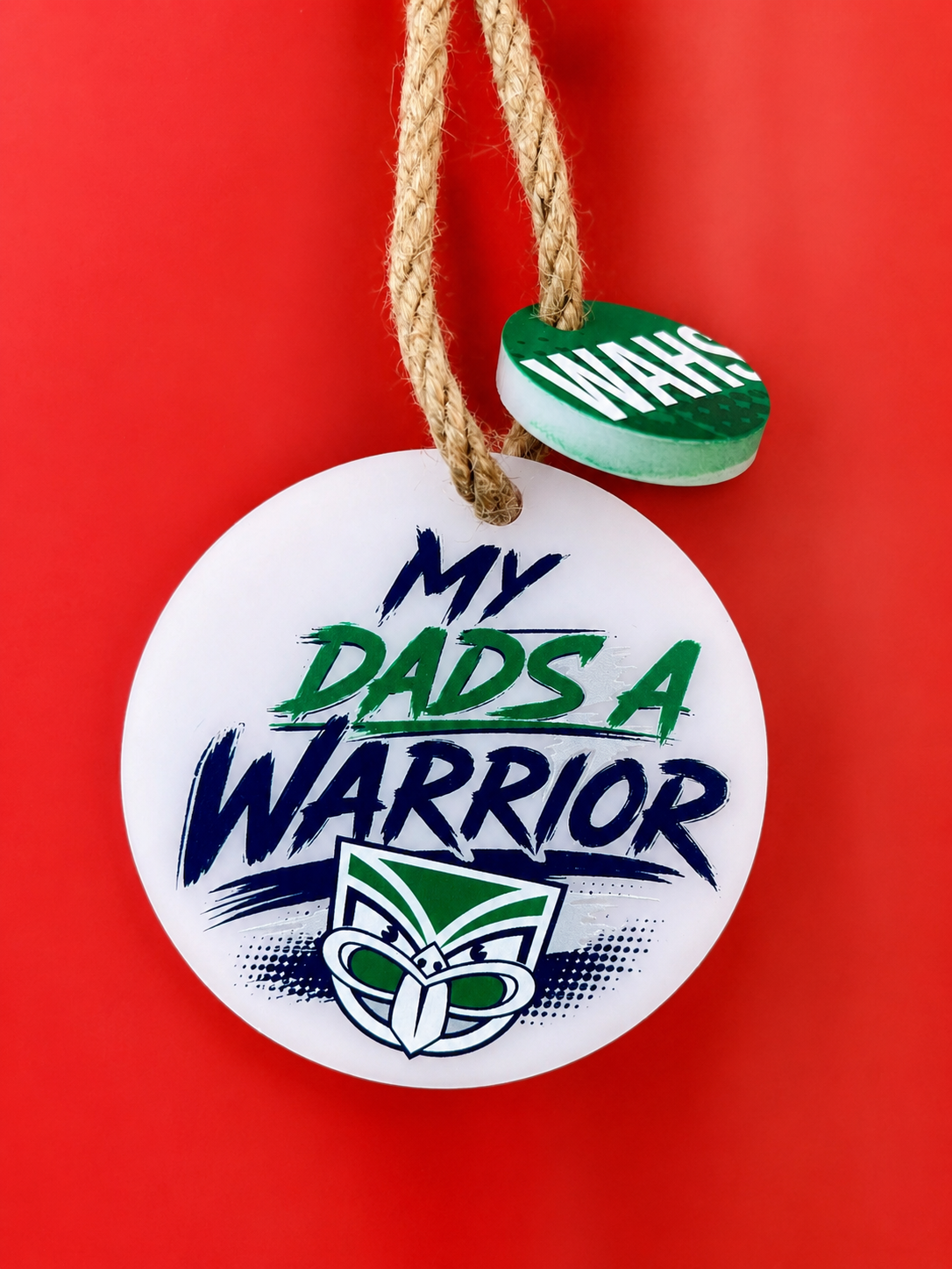 My Dad’s a Warrior – Father’s Day Keyring