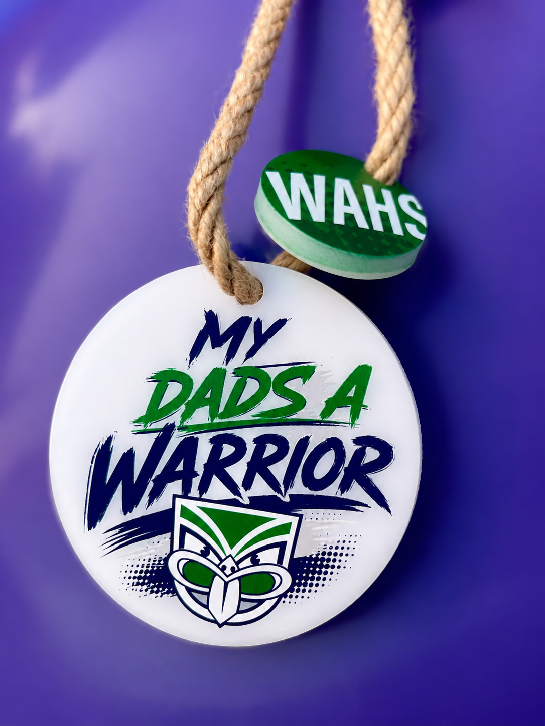 My Dad’s a Warrior – Father’s Day Keyring