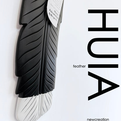 Wooden Huia Feather