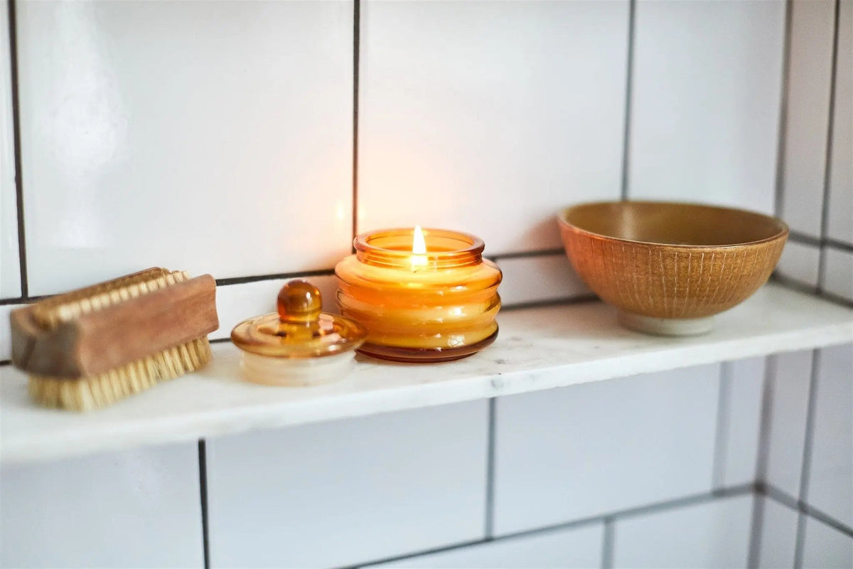 Beam Candle Yellow Glass Meyer Lemon 85g