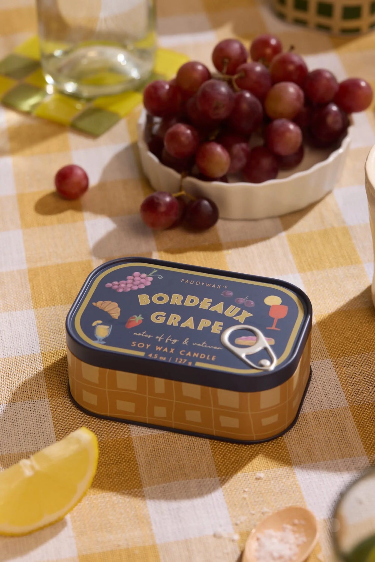 Bistro Tin Candle - Bordeaux Grape 127g