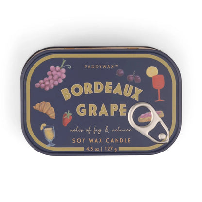 Bistro Tin Candle - Bordeaux Grape 127g