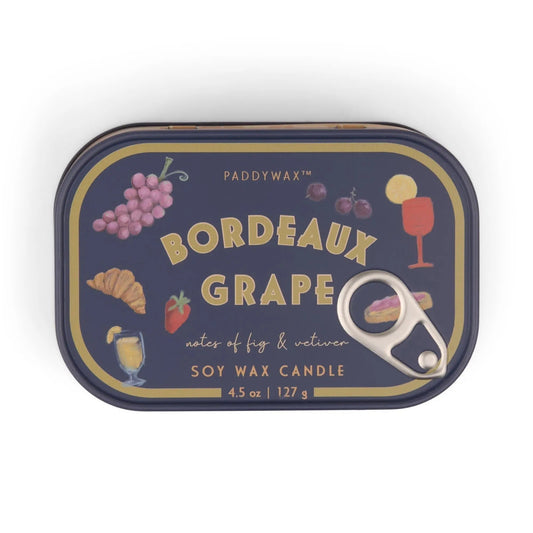 Bistro Tin Candle - Bordeaux Grape 127g