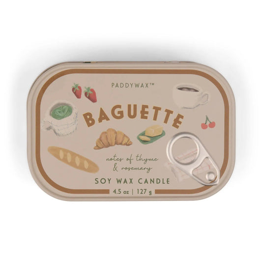 Bistro Tin Candle - French Baguette 127g