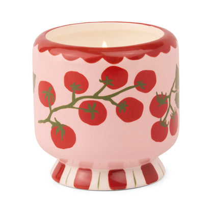 A Dopo Tomato Vine Ceramic Candle - Heirloom Tomato 226g