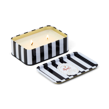 A Dopo Tiger Tin Candle - Black Cedar & Fig 184g