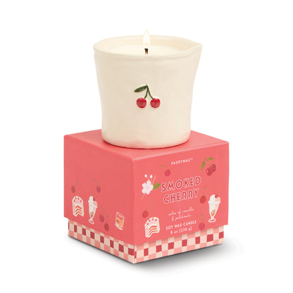 Bistro Ceramic Candle - Smoked Cherry 226g
