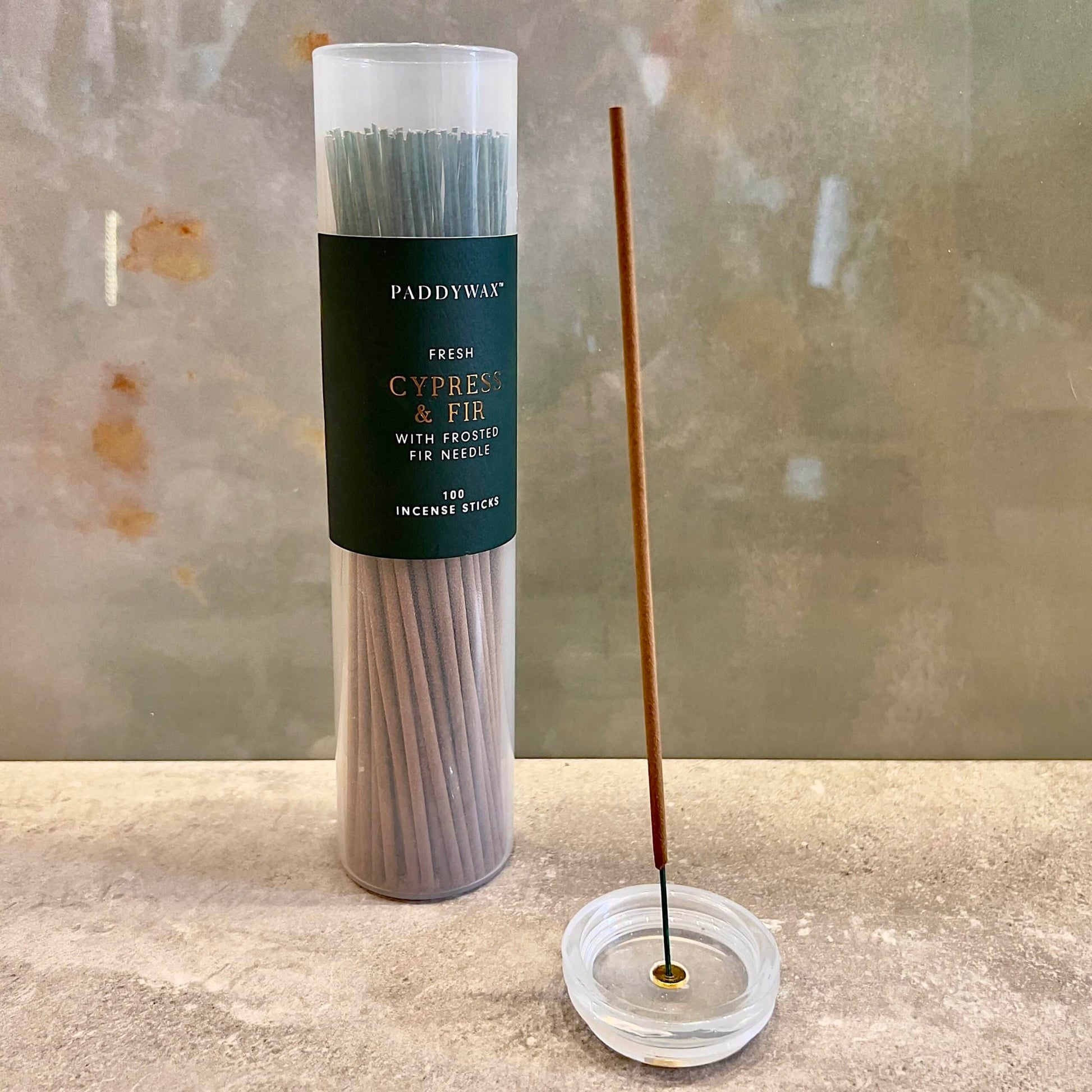 Cypress & Fir Incense Sticks In Glass Jar (100 Sticks)