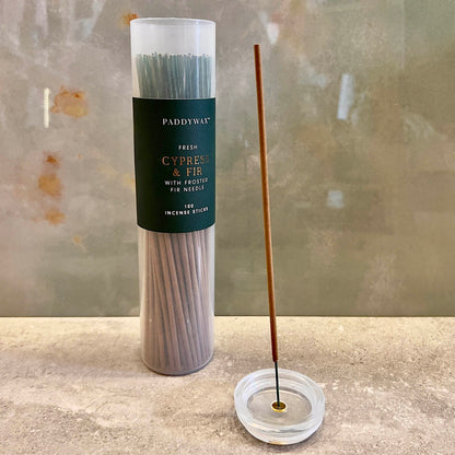 Cypress & Fir Incense Sticks In Glass Jar (100 Sticks)