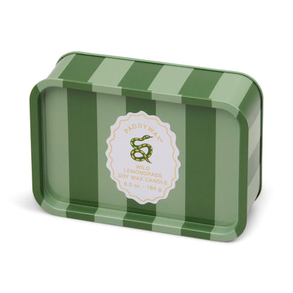 A Dopo Snake Tin Candle - Wild Lemongrass 184g