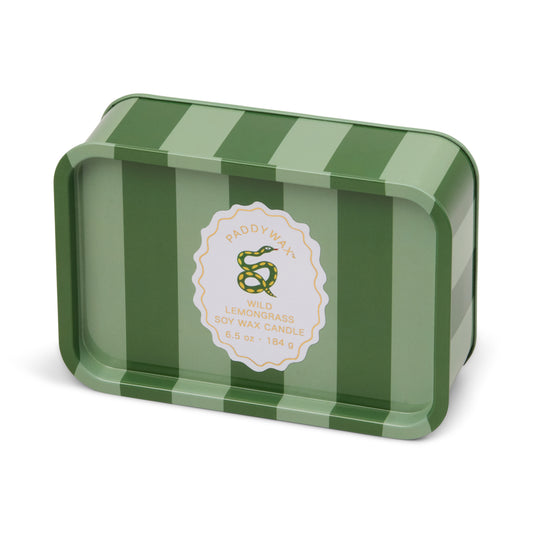 A Dopo Snake Tin Candle - Wild Lemongrass 184g