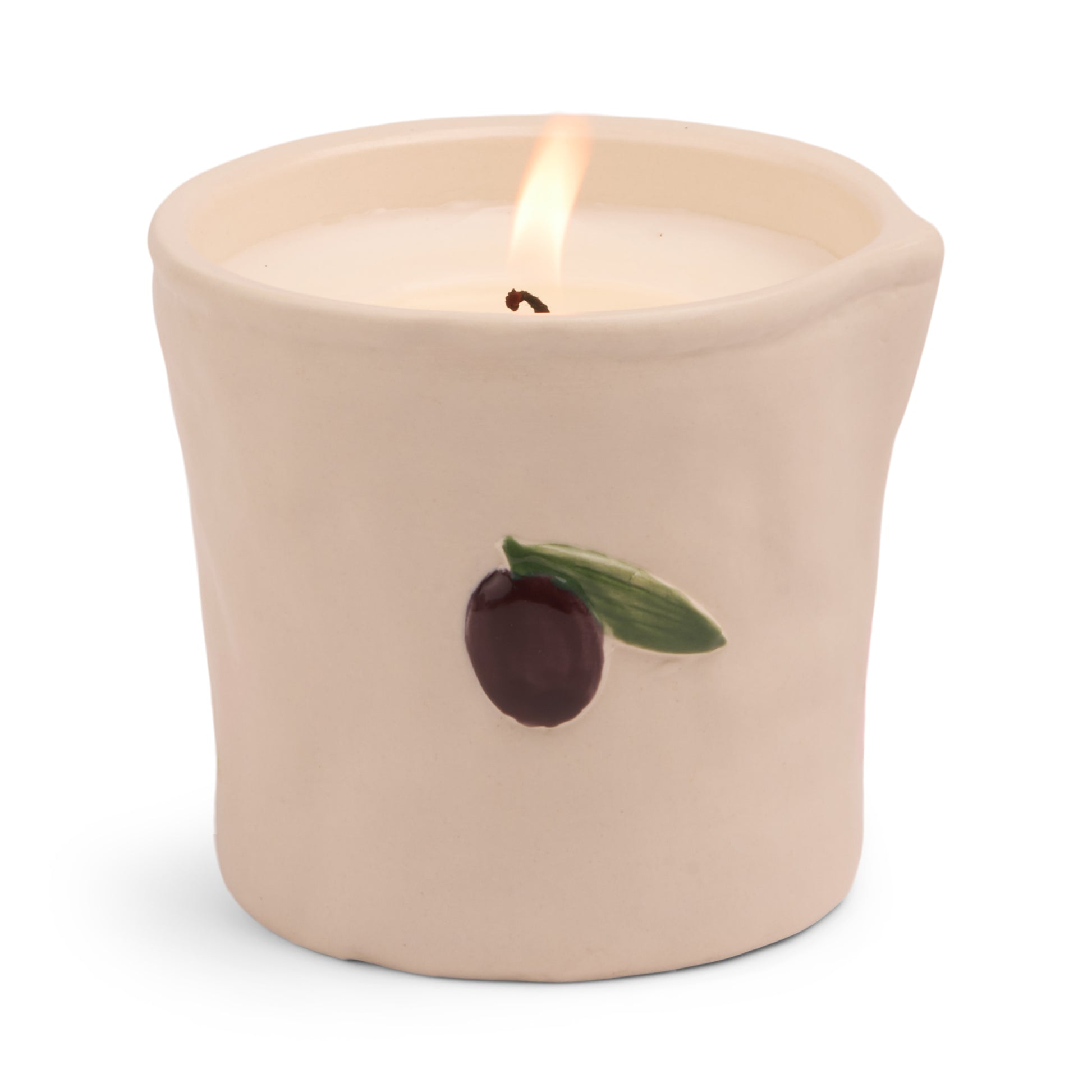 Bistro Ceramic Candle - Fig + Olive 226g