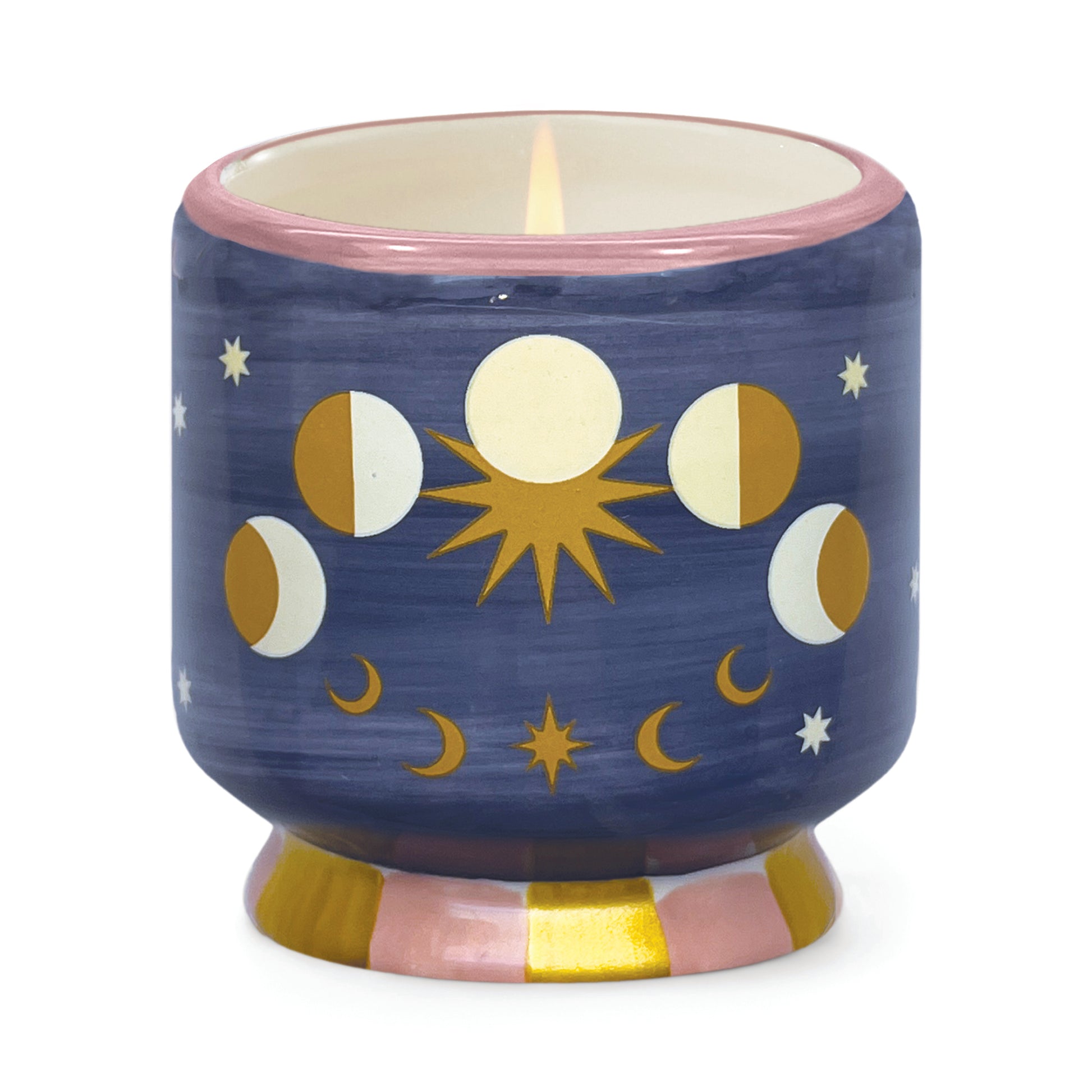 A Dopo Moon Phases Ceramic Candle - Jasmine & Rose 226g