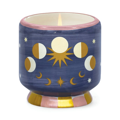 A Dopo Moon Phases Ceramic Candle - Jasmine & Rose 226g