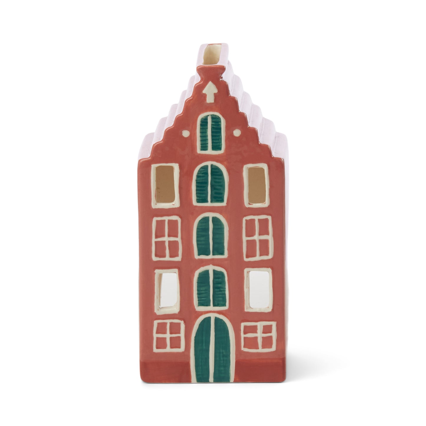 Amsterdam House Incense & Tea Light Holder (w 20 cones & 1 x tealight) - Palo Santo