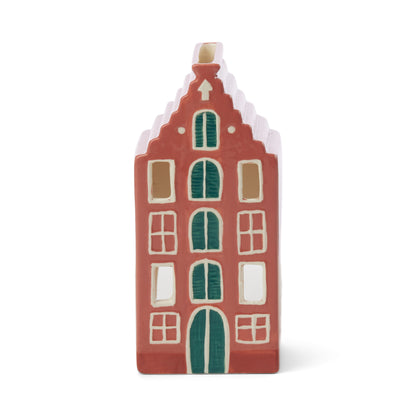 Amsterdam House Incense & Tea Light Holder (w 20 cones & 1 x tealight) - Palo Santo