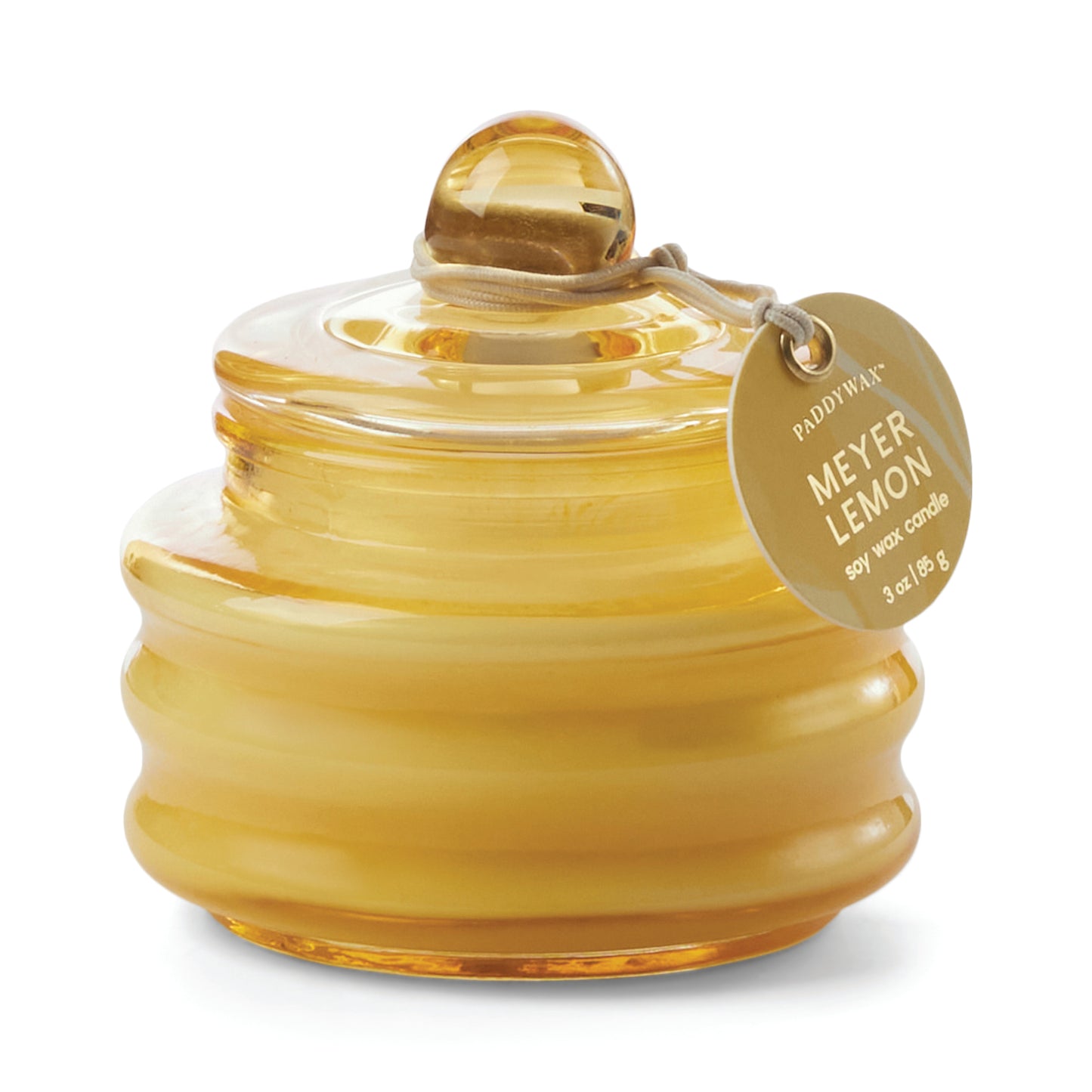 Beam Candle Yellow Glass Meyer Lemon 85g