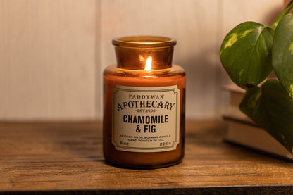 Apothecary Glass Candle Chamomile & Fig 226g
