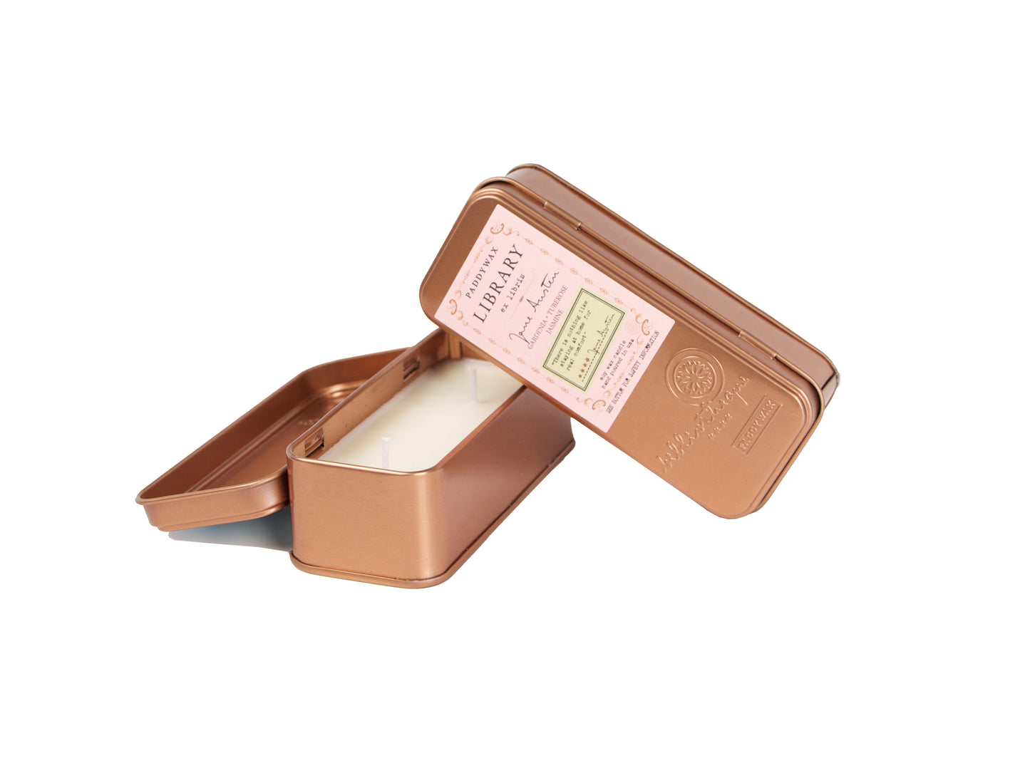 Library Travel Tin - Jane Austen (Gardenia, Tuberose & Jasmine) 70g