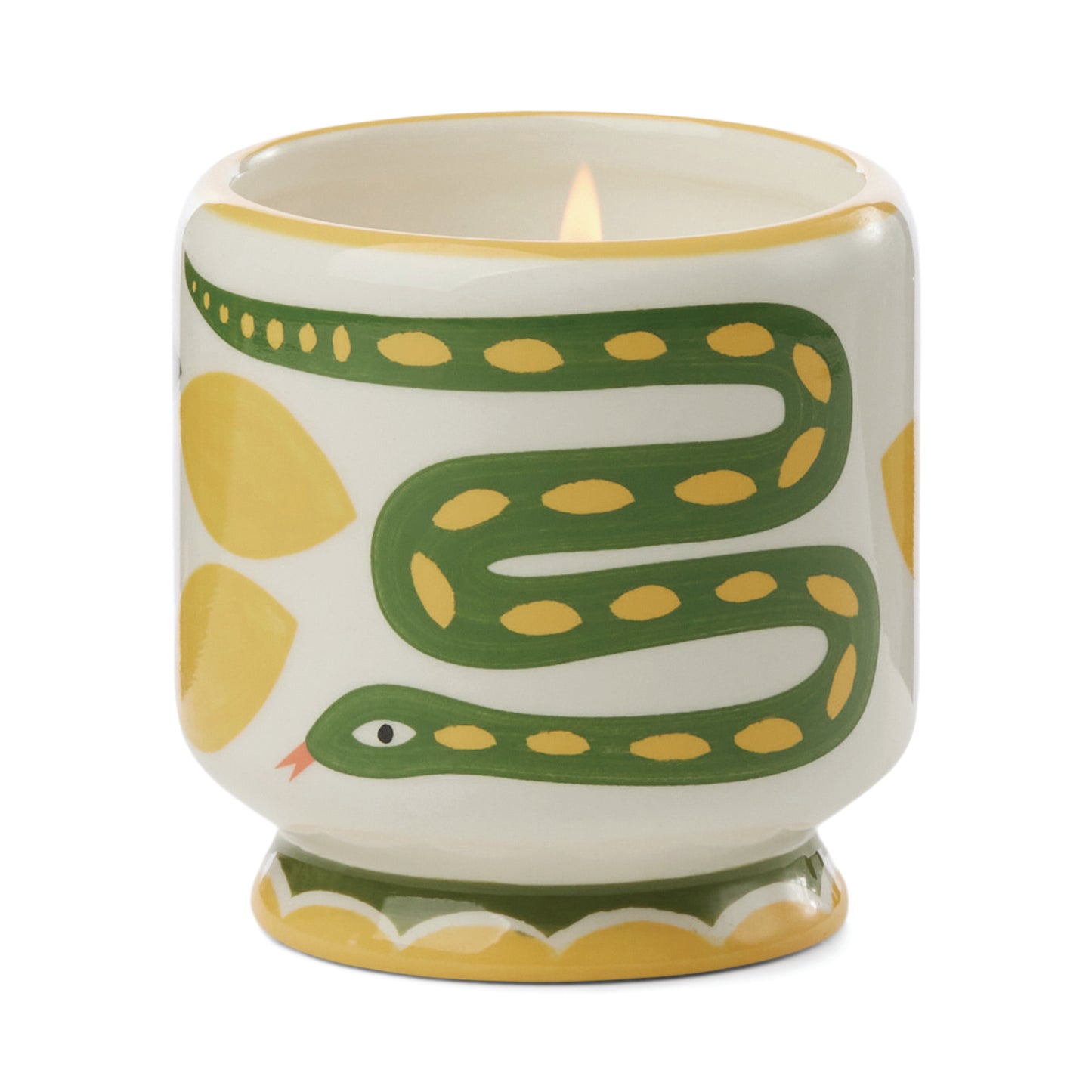 A Dopo Snake Ceramic Candle - Wild Lemongrass 226g