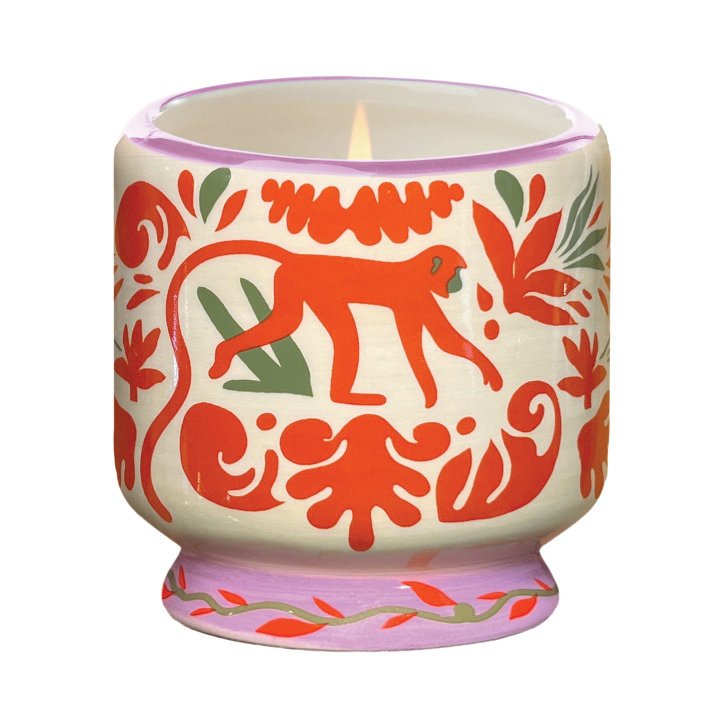 A Dopo Jungle Ceramic Candle - Coconut & Amber 226g