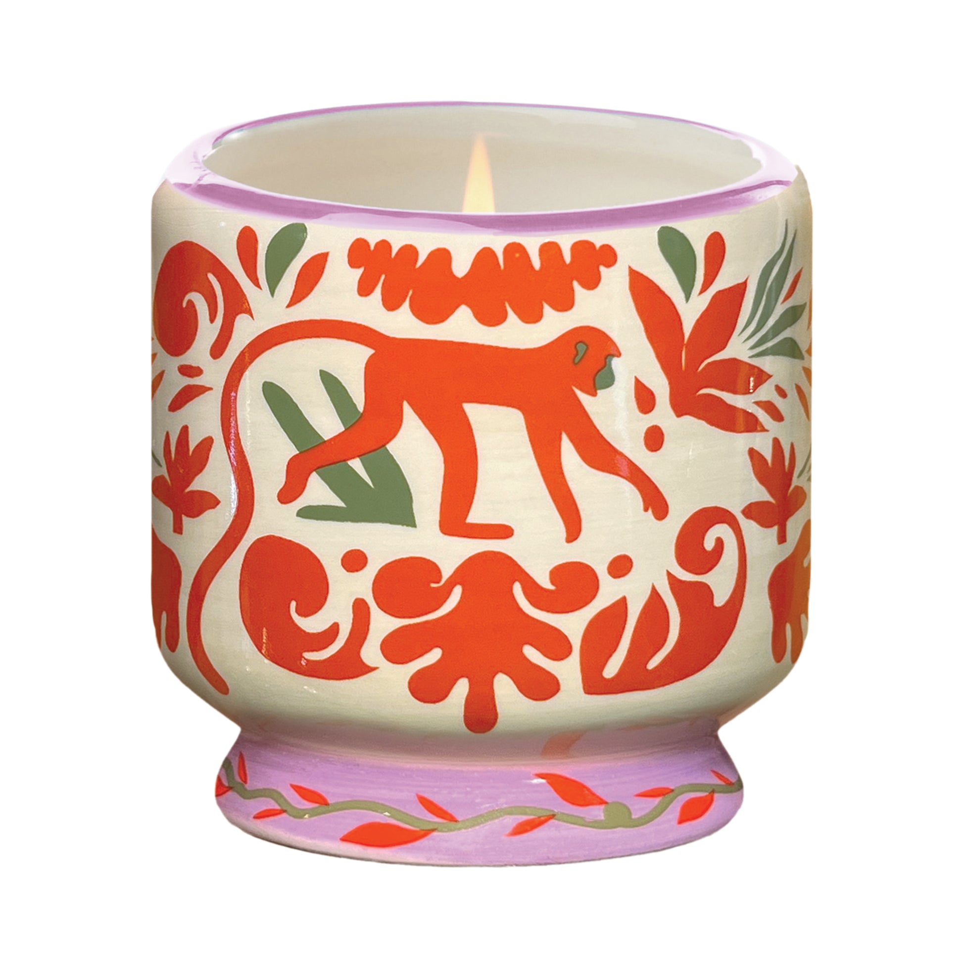 A Dopo Jungle Ceramic Candle - Coconut & Amber 226g