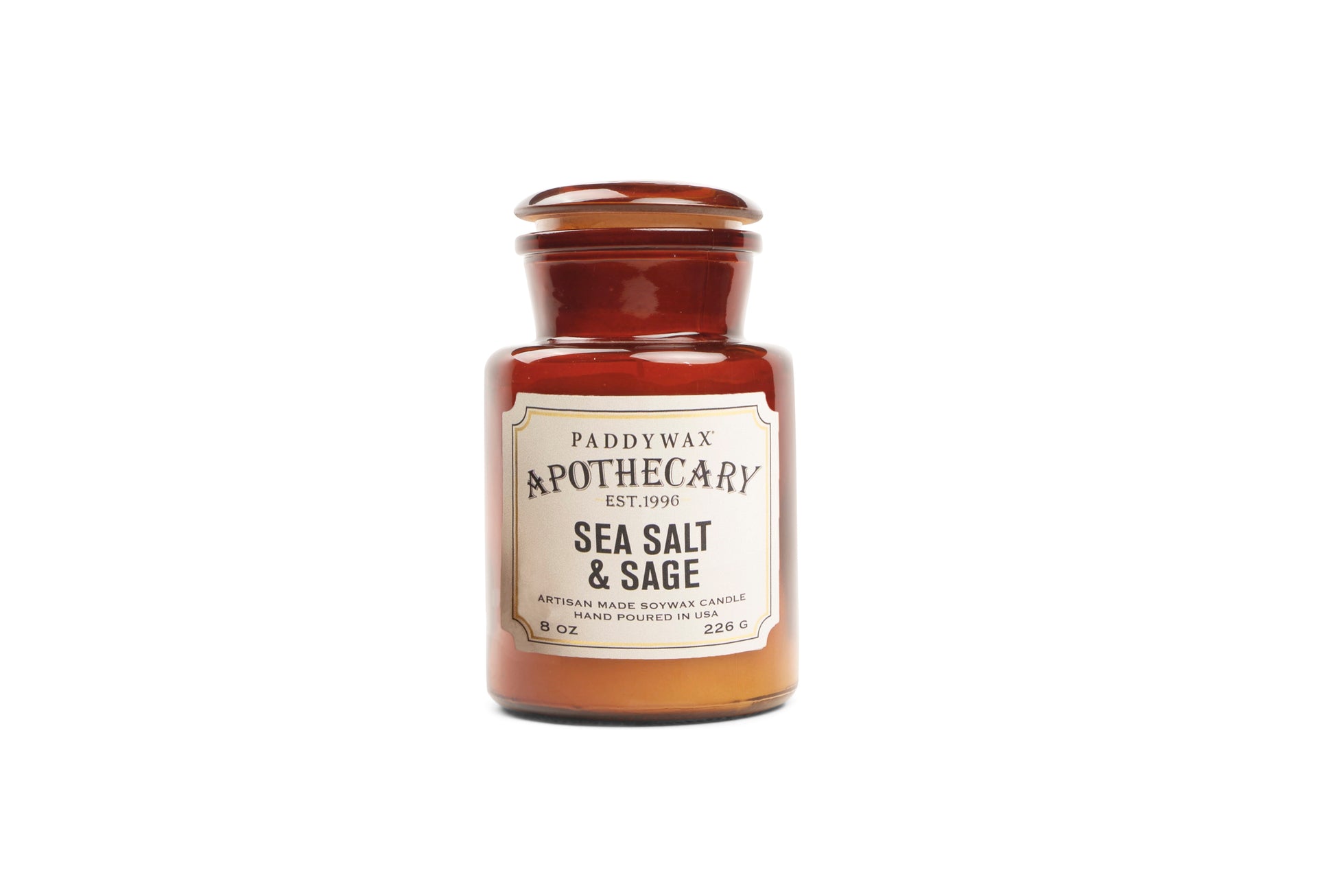 Apothecary Glass Candle Sea Salt & Sage 226g