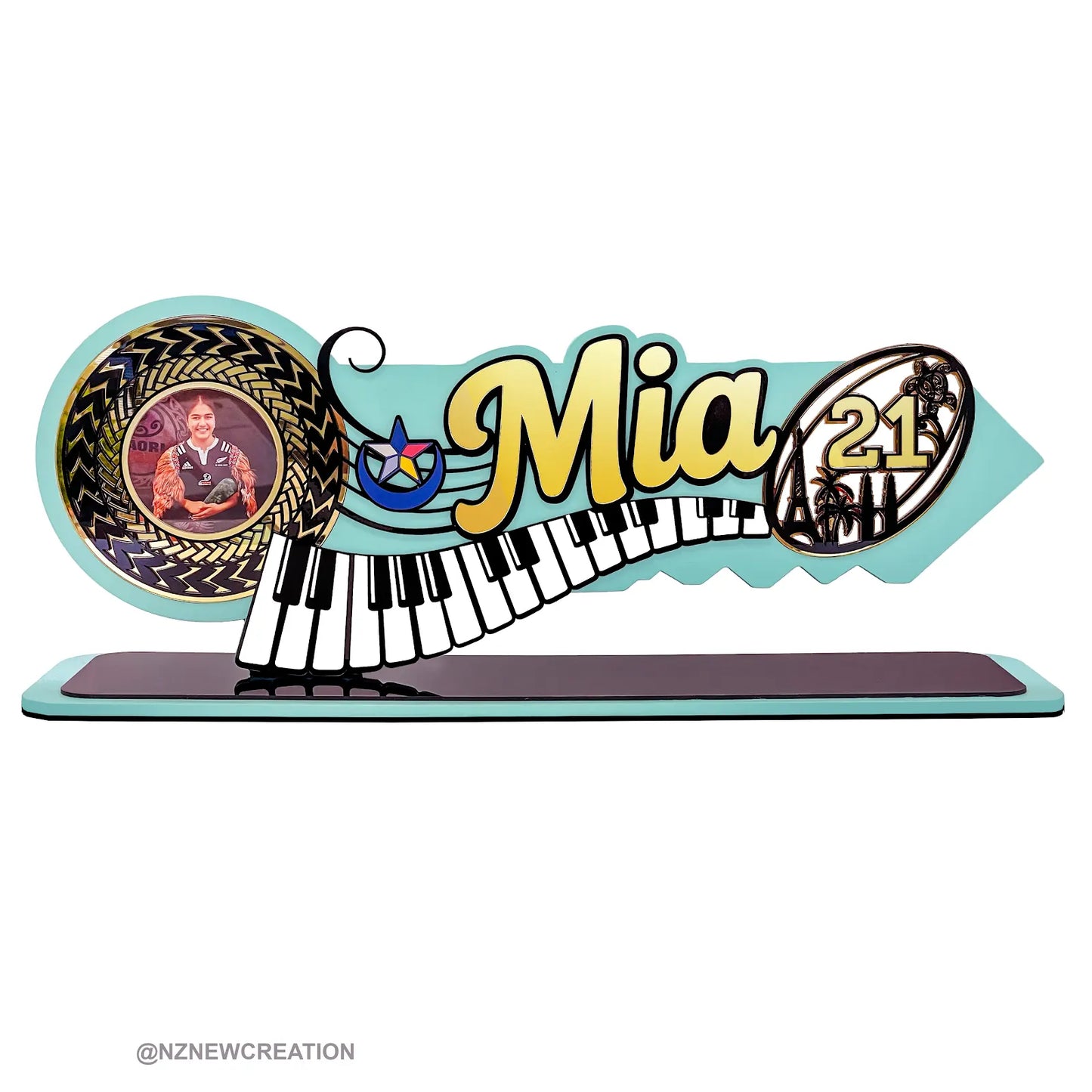 Personalised Birthday Key with Stand