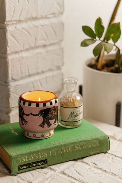 Paddywax A Dopo Elephant Tobacco & Vanilla candle lifestyle