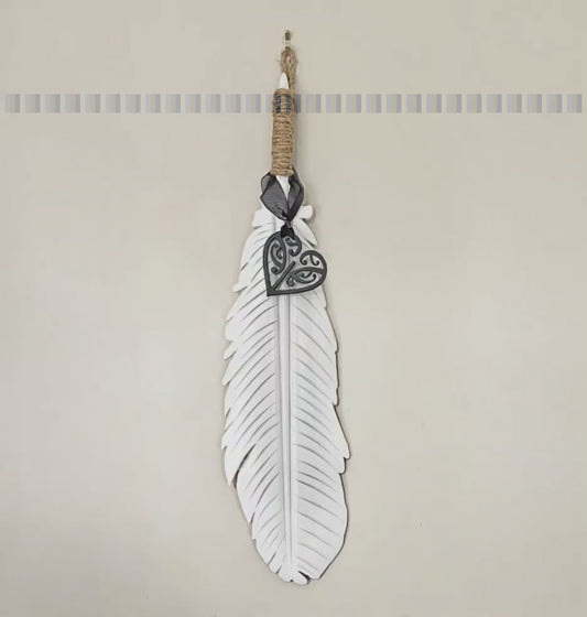 Wooden Angel Feather