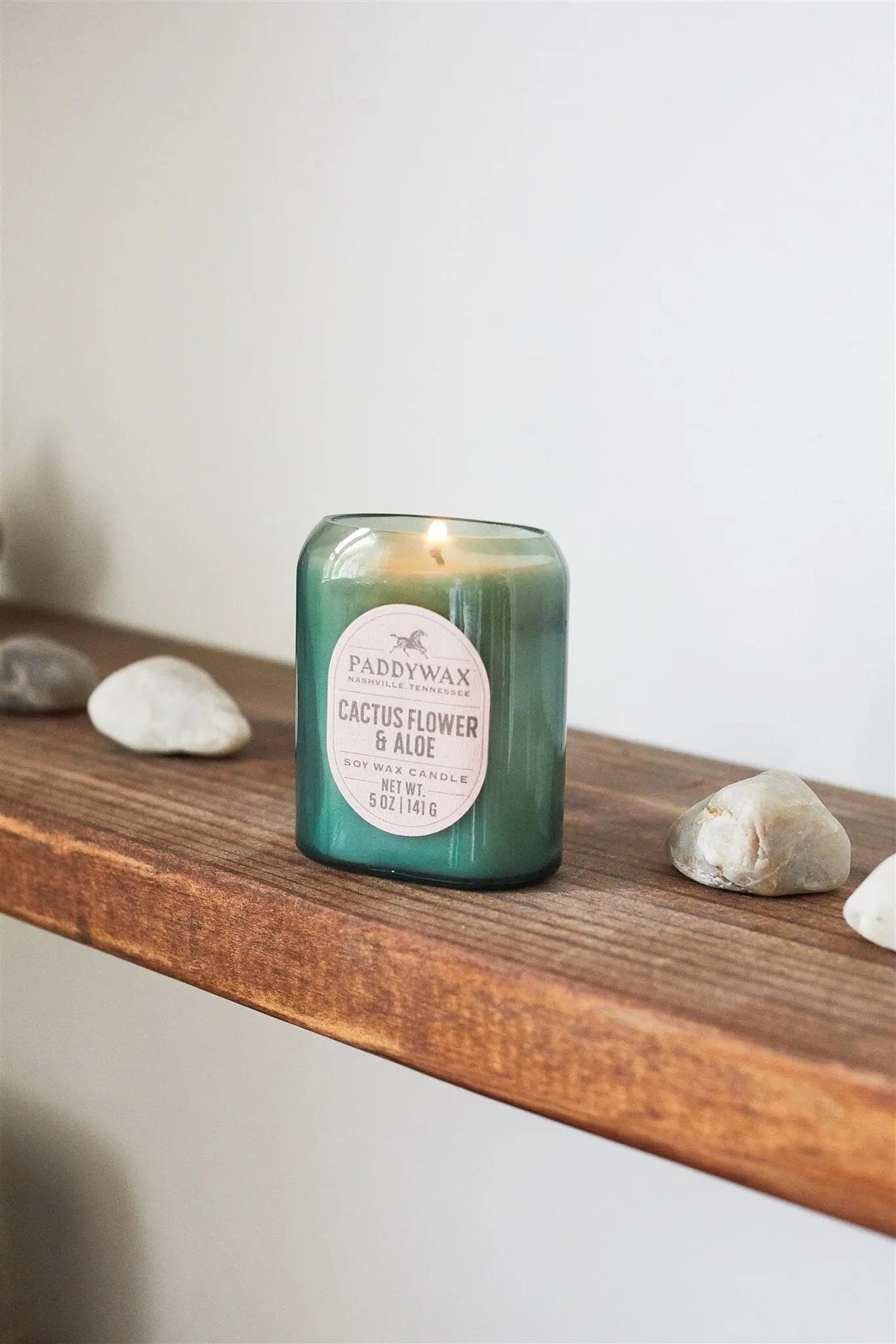 Vista Glass Candle Cactus Green - Cactus Flower & Aloe 141g